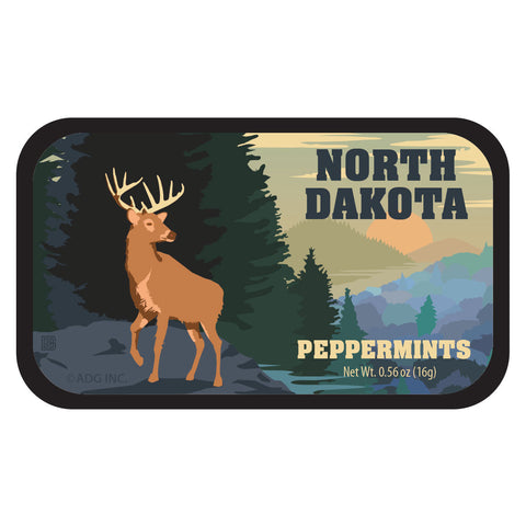 Deer by Trees North Dakota - 0161A