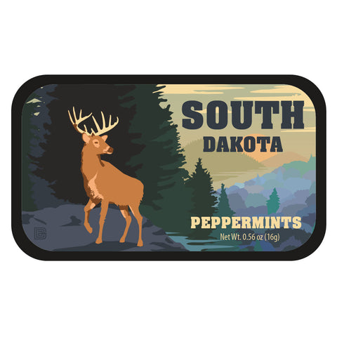 Deer by Trees South Dakota - 0161A