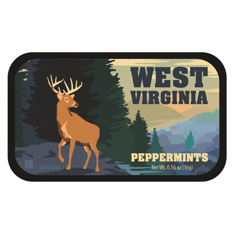 Deer by Trees West Virginia - 0161A