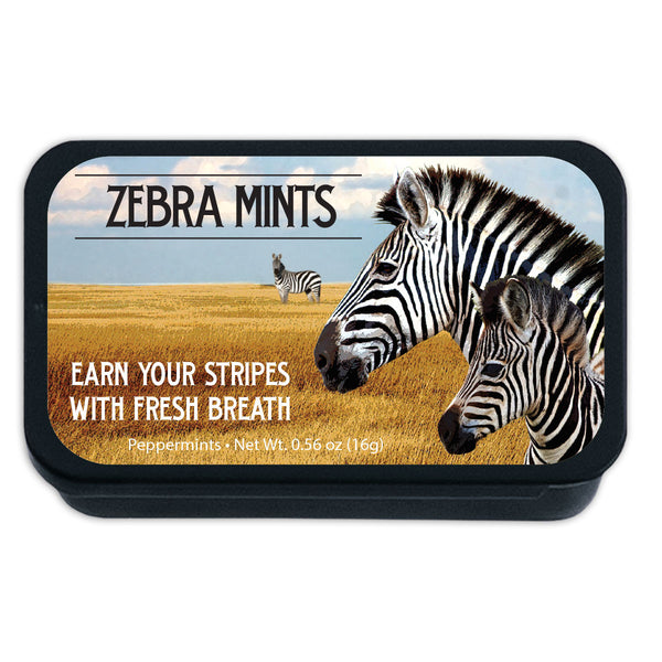 Zebra - 0250S | AmuseMints Sweets and Snacks - USA-Made Mints