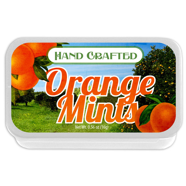 Orange Mints - 0873S | AmuseMints Sweets and Snacks - USA-Made