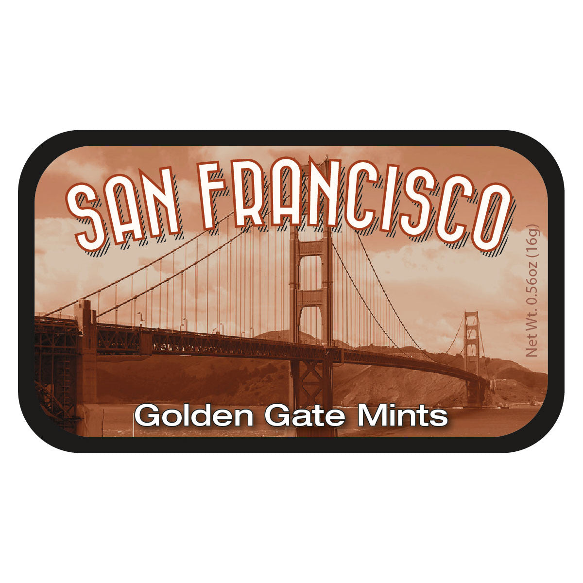 Sepia Golden Gate Mints - 0058S