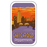 Chicago Purple Skyline - 0090A