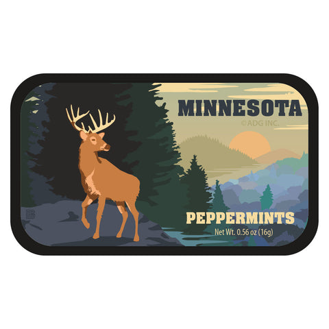 Deers by Trees Minnesota - 0161A