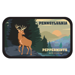 Deer by Trees Pennsylvania - 0161A