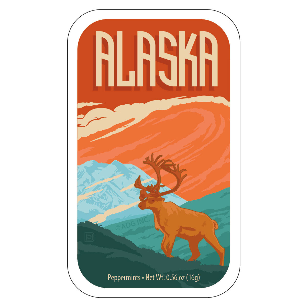 Red Caribou Alaska - 0189A