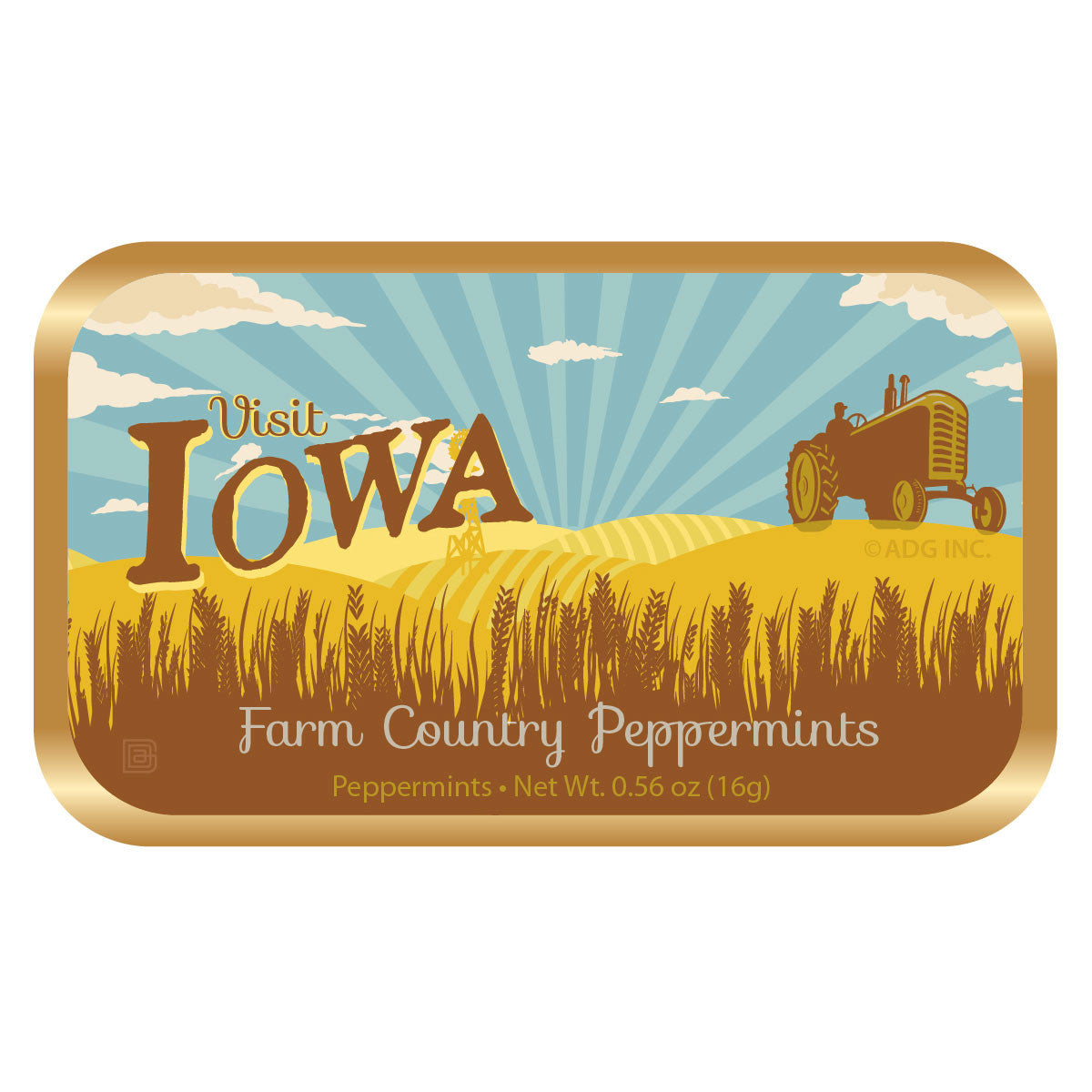 Tractor Fields Iowa - 0191A