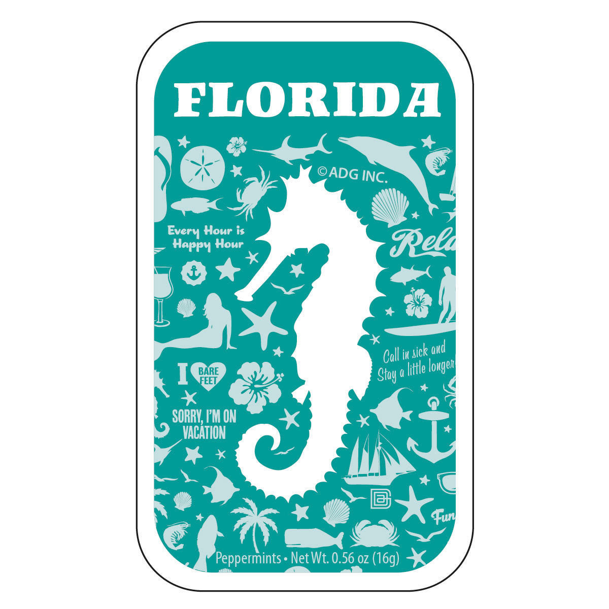 Seahorse Pattern Florida - 0203A