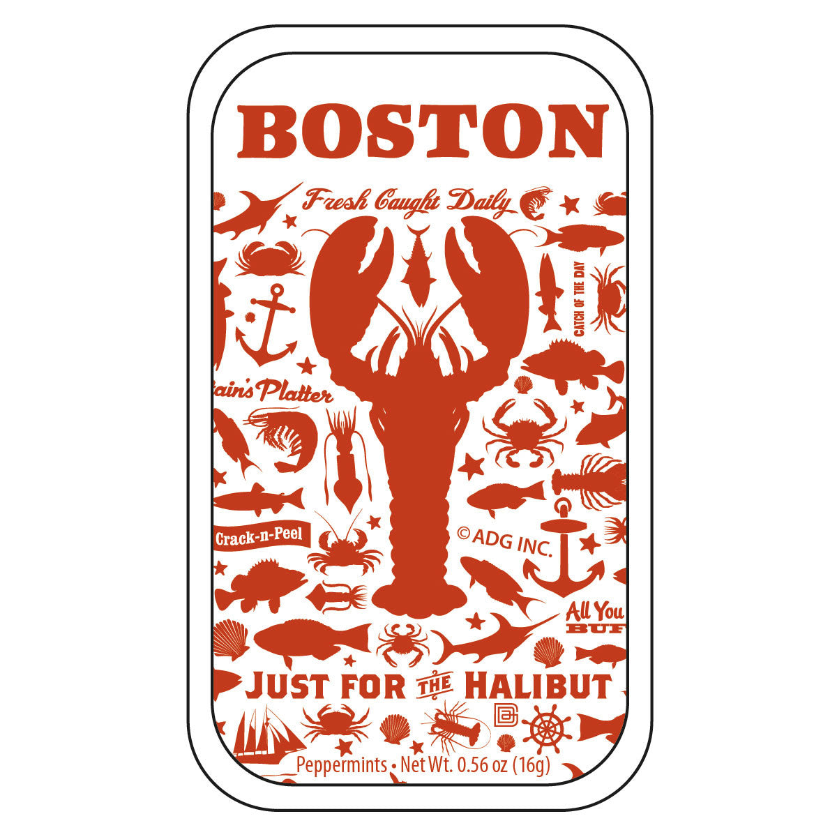 Lobster Pattern Massachusetts - 0204A