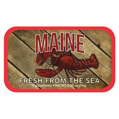 Lobster Woodgrain Maine - 0218S