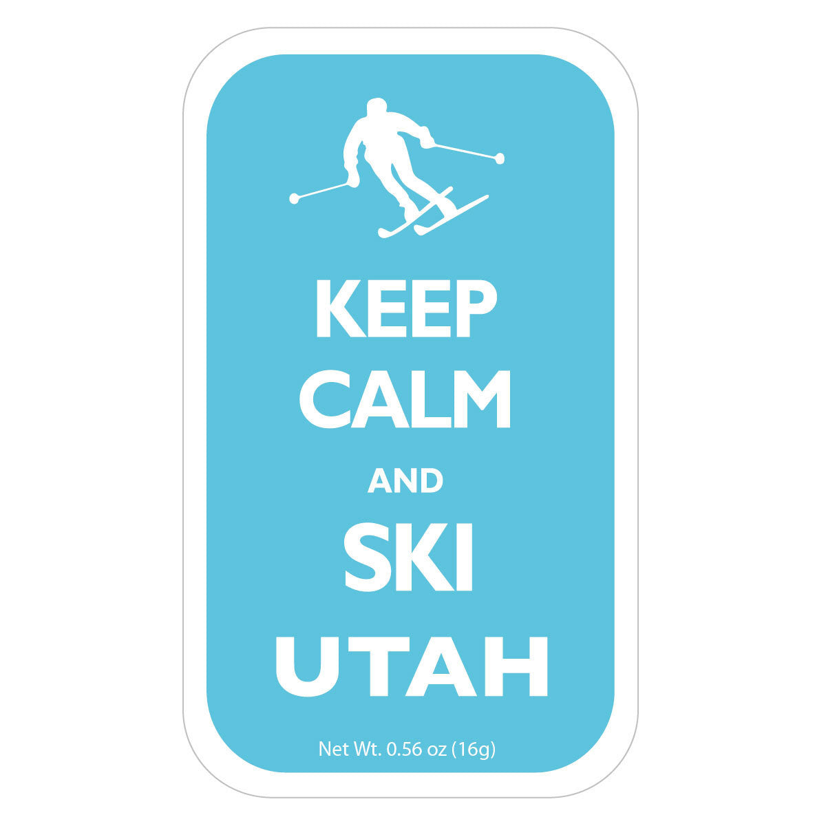 Keep Calm Ski Utah - 0336S
