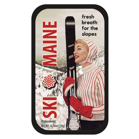 Vintage Ski Lady Maine - 0337S