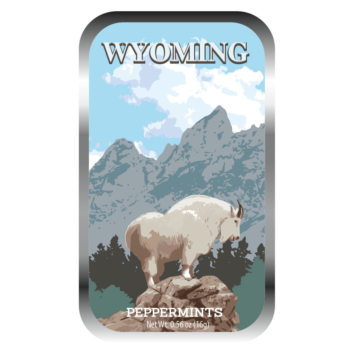 Grand Teton Goat Wyoming - 0343S