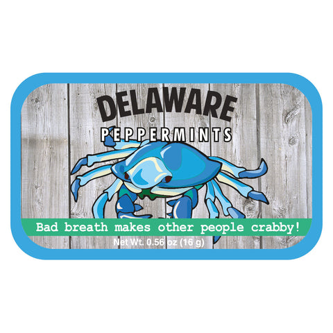 Blue Crab Woodgrain Delaware - 0353S