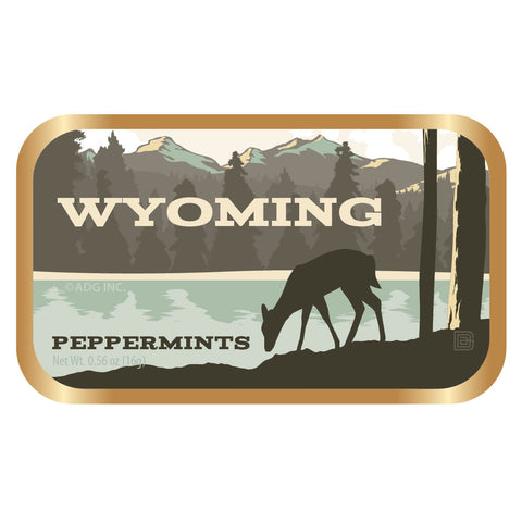 Deer Silhouette Wyoming - 0358A