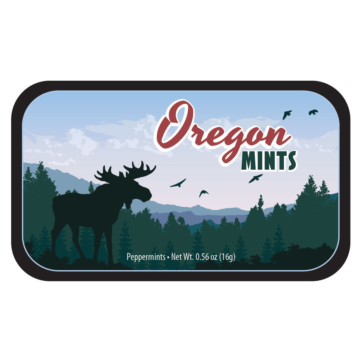 Moose Silhouette Oregon - 0492S