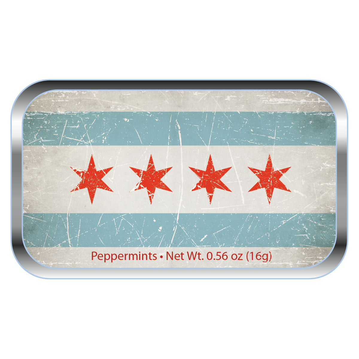 Chicago Distressed Flag - 0528S