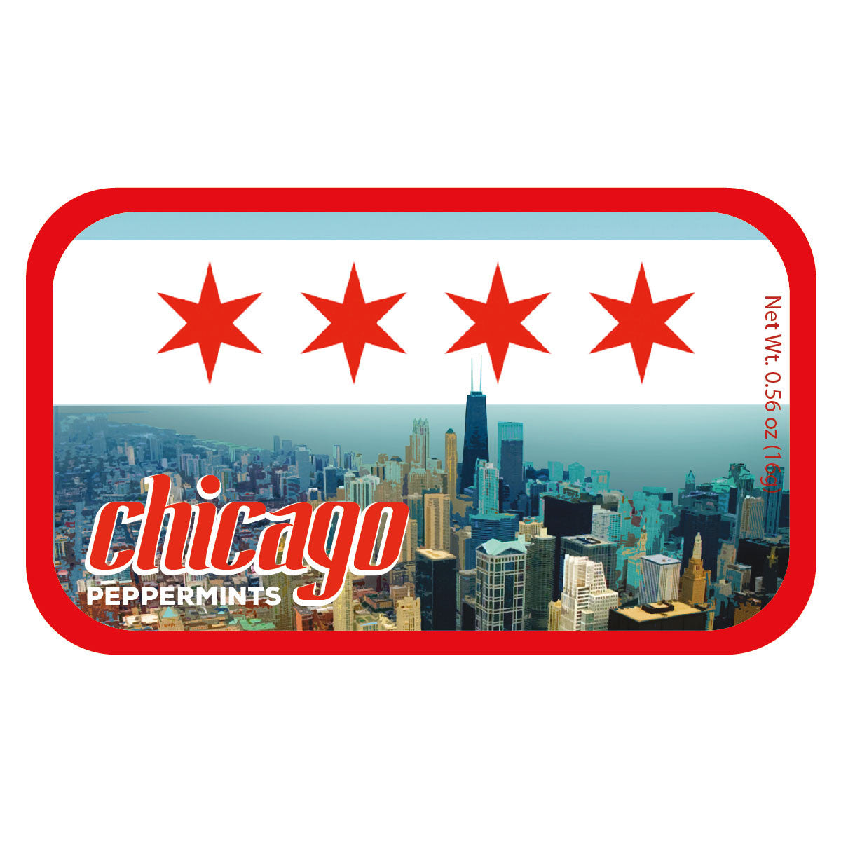 Chicago Flag Skyline - 0569S