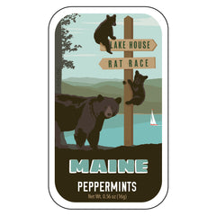Bears By Lake Maine - 0929A