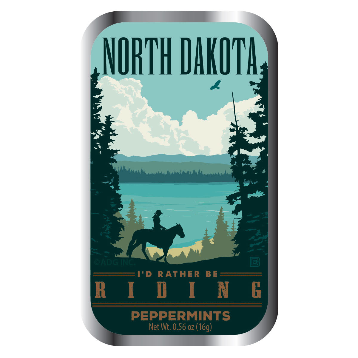 Horseback Riding North Dakota - 0937A