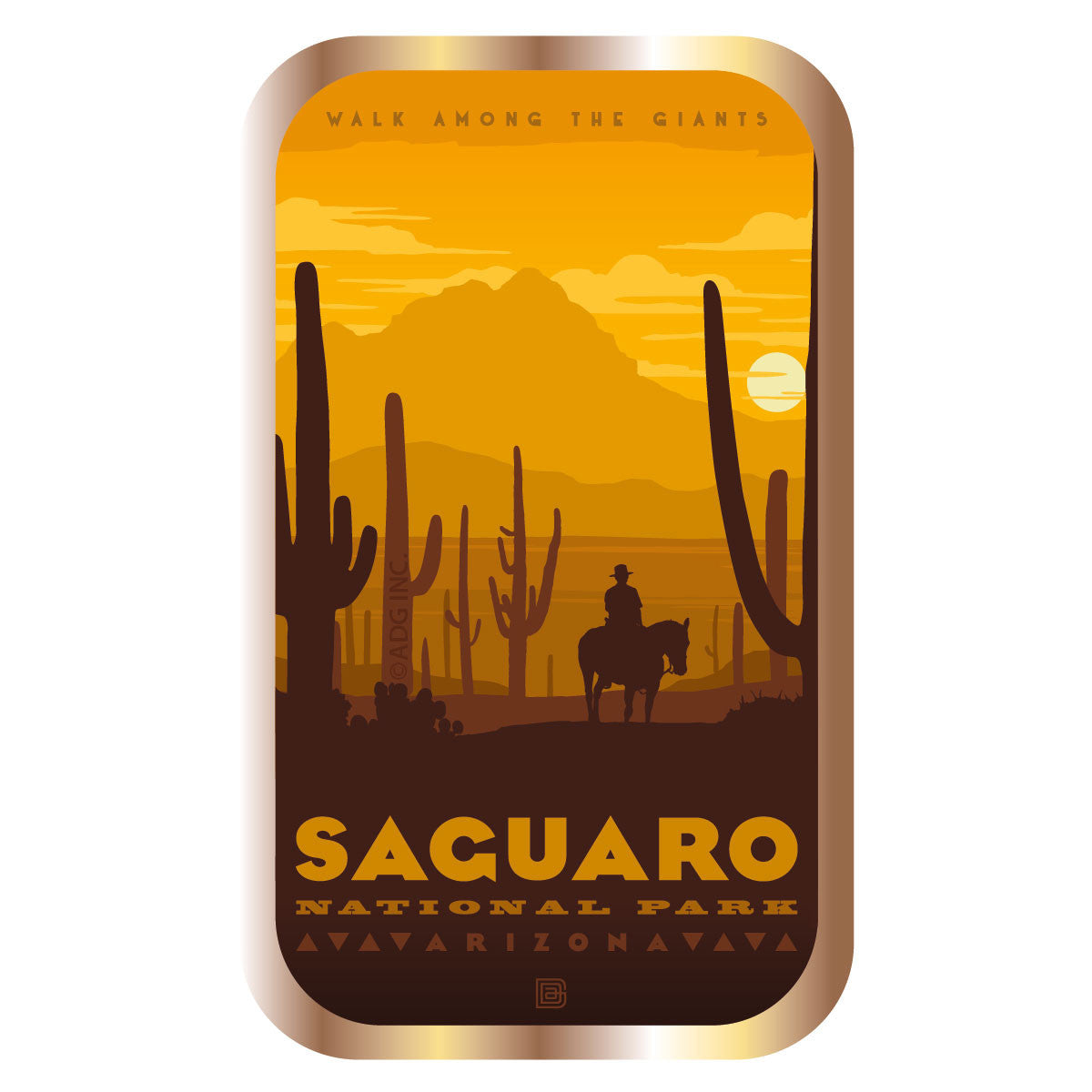 Saguaro Cowboy Arizona - 0948A