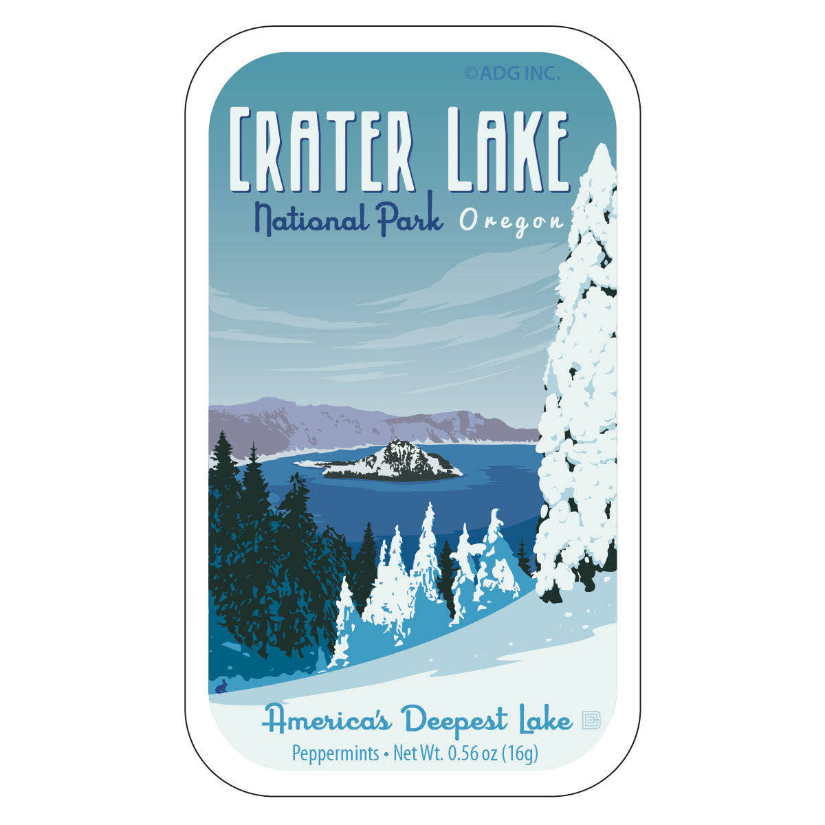 Crater Lake Oregon - 1027A