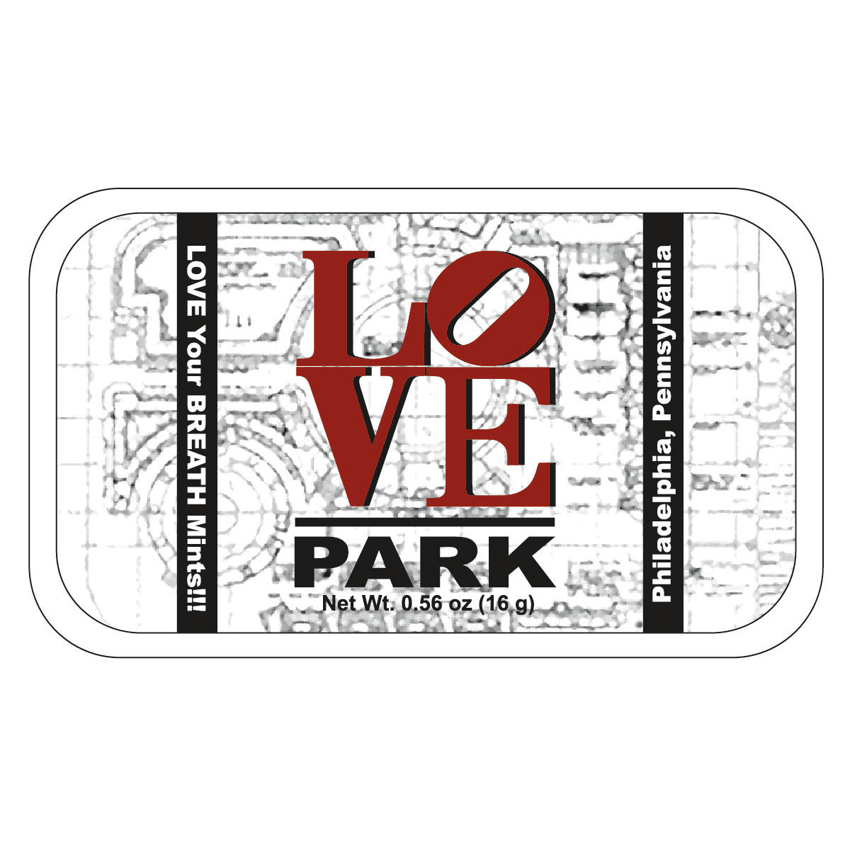 Love Park Map - 1028S