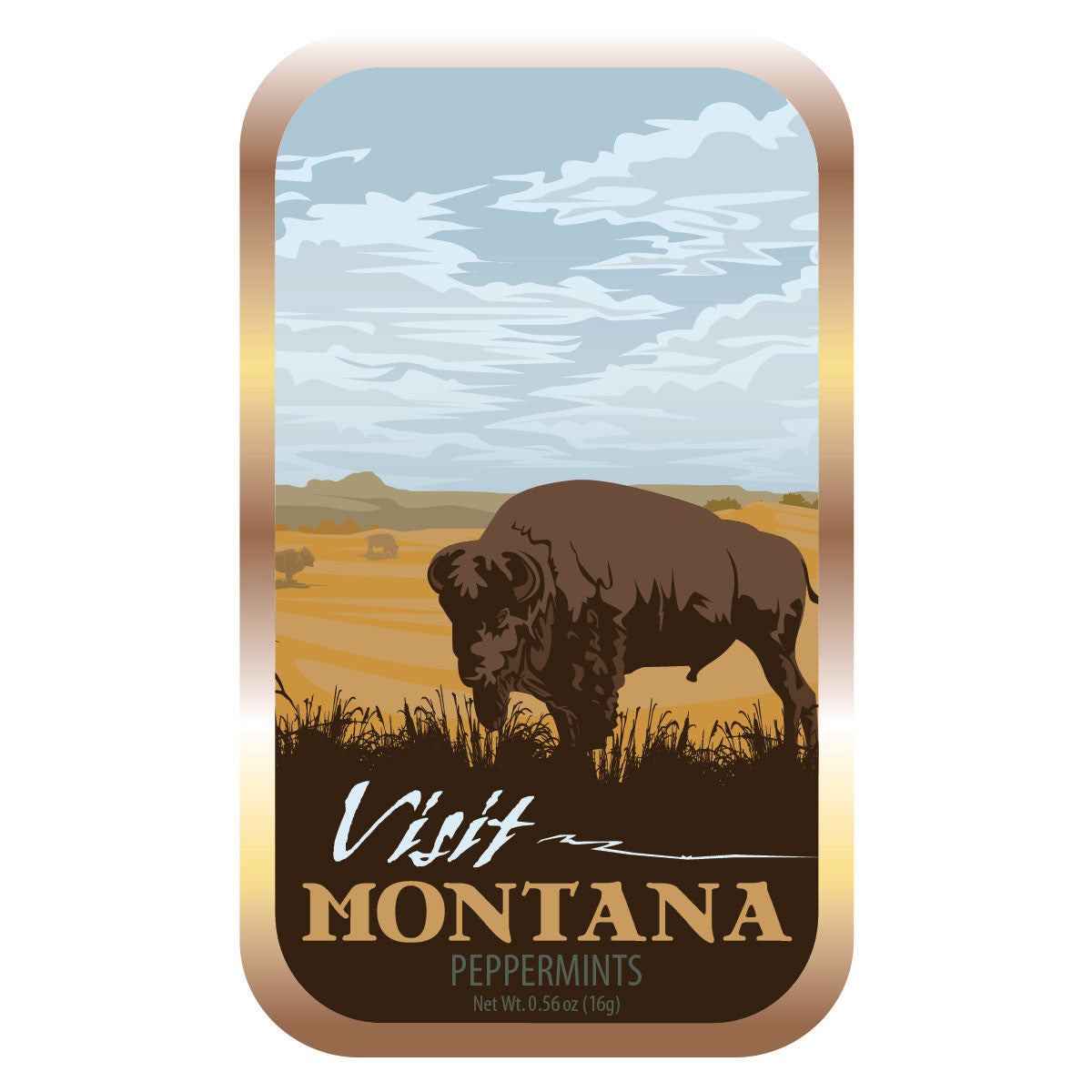 Buffalo Landscape Montana - 1547S