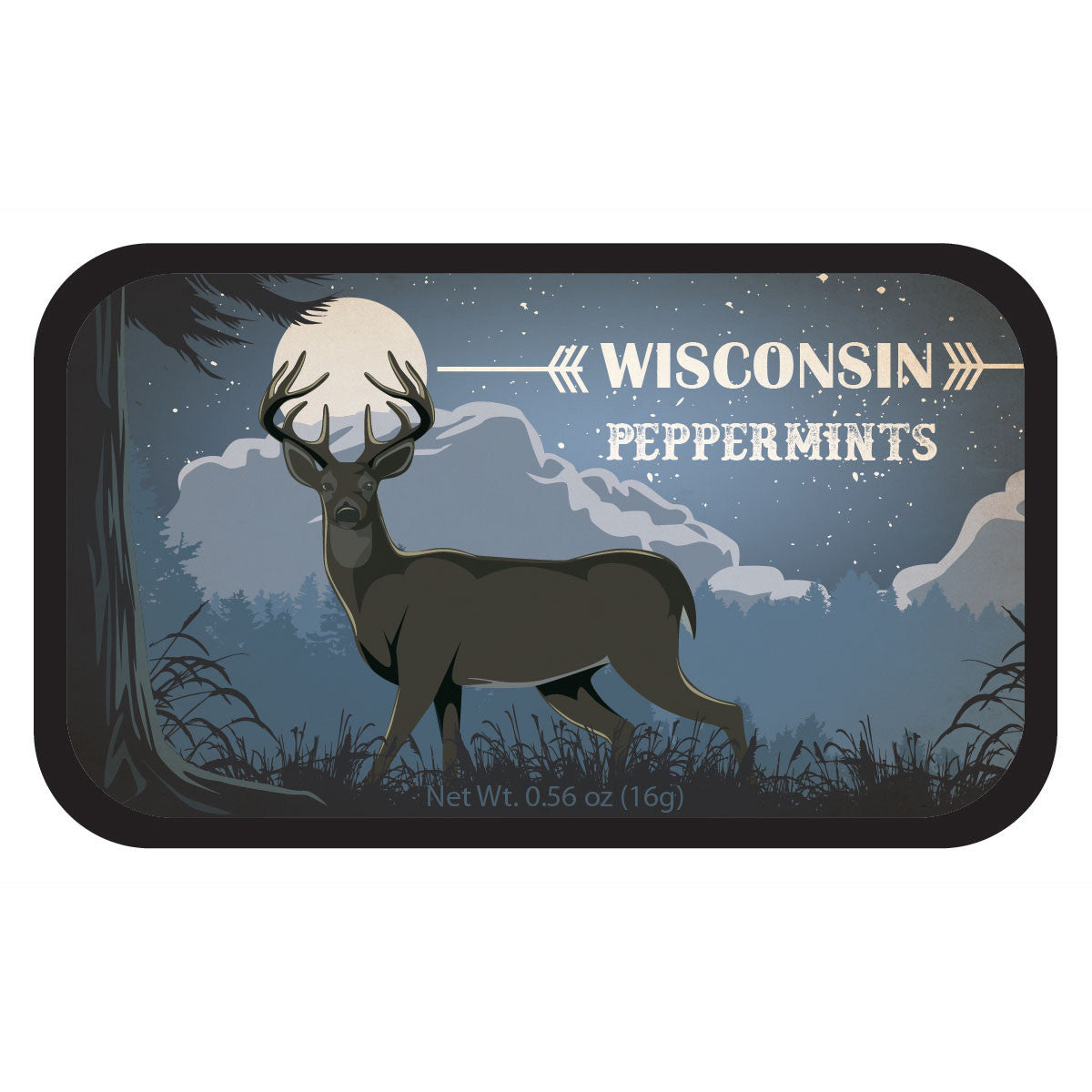 Deer Moonlight Wisconsin - 1571S