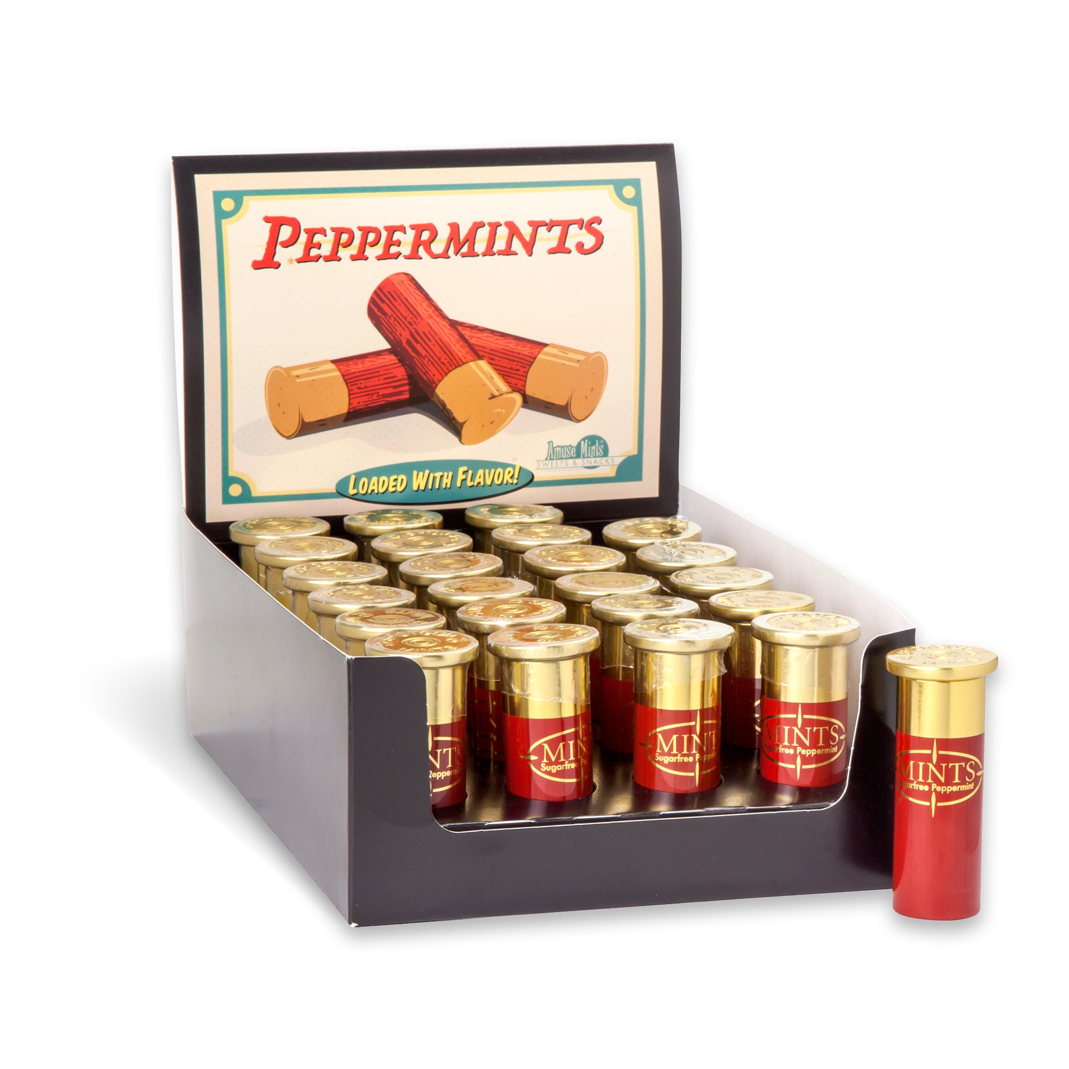 Shotgun Shell Mint Tin  AmuseMints Sweets and Snacks - USA-Made