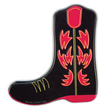 Black Cowboy Boot Shaped Tin - MTR5002F