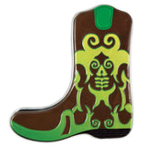 Green Cowboy Boot Shaped Tin - MTR5004F
