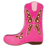 Pink Cowboy Boot Shaped Tin - MTR5005F