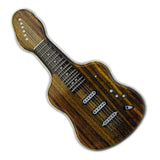 Woodgrain Electric Guitar Shaped Tin - MTR4044F